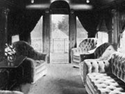 The parlour car on the Royal Train